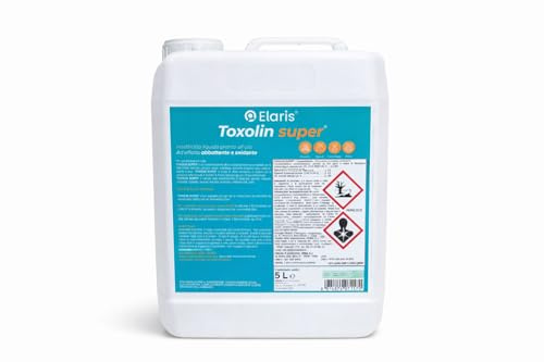 Ossian Toxolin Super Insetticida Pronto Uso – Piretro Naturale + Tetrametrina Azione Abbattente e Snidante contro Zanzare Mosche Blatte Formiche – Industria alimentare, Stalle, Ospedali, Horeca - 5 LT