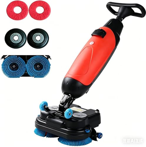 WYBYYDS Lavasciuga Pavimenti 3 in 1, 36 V 10000 mAh, Larghezza di Lavoro 43 cm, 2x250 W, Doppio Serbatoio 4,5 l/7,5 l, semovente per Pavimenti Misti. B