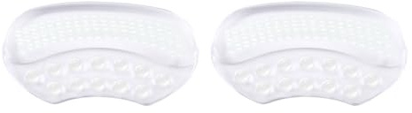 AFDHVTKLDR Skohälskyddsdynor 4st silikonklistermärken for hälgrepp Anti-halk hälkuddar for kvinnor män Daglig fotvård(Transparent 2PCS)