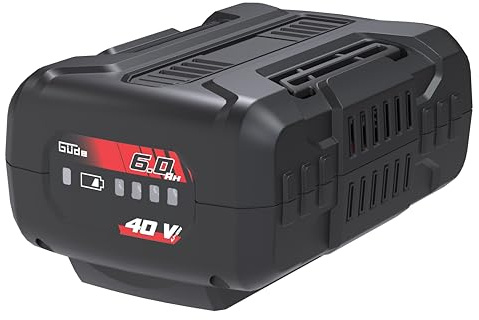 Güde AP 40-60 Batterie Li-ION 40 V 6 Ah Capacité de la Batterie 240 Wh Indicateur de capacité Compatible avec Tondeuse autoportée 95479 GAAR 960/80-60-30, 95478
