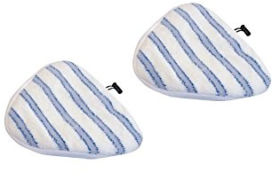 Polti - paeu0275 - Lot de 2 serpillières triangulaires pour Nettoyeur Balai Vapeur vtaction