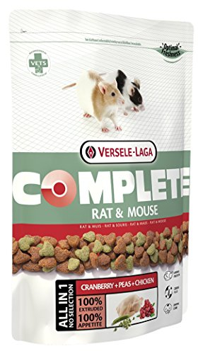 Versele Laga A-17380 Completo Rata y Hámster - pack de 3x 500 gr (Total 1500 gr)