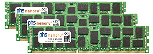 PHS-memory 96GB (3x32GB) Set Memoria RAM Compatibile con dell PowerEdge T710 DDR3 RDIMM 1333MHz PC3-10600R