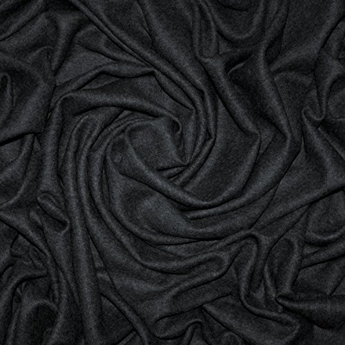 Lorenzo Cana Alpakadecke aus 100% Alpaka Wolle vom Babyalpaka flauschig weiche Decke Wohndecke Sofadecke Tagesdecke Kuscheldecke schwarz Black leichte Designdecke 96079
