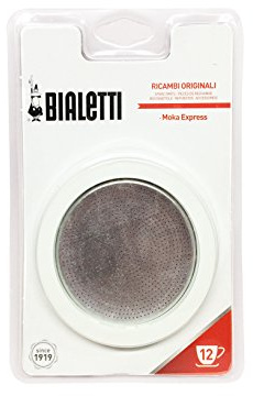 Bialetti 800006 Espressokocher, Weiß, 5 x 5 x 1 cm