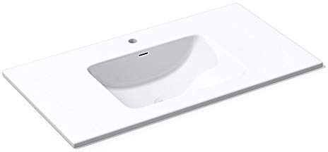 Mai & Mai Lavabo Incasso 90x48x12cm, Lavabo Sottopiano Lavandino Bagno Colossum02-900 da Minerale Fuso