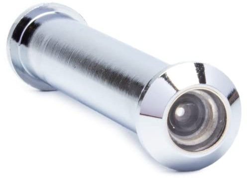 Sweet by Ultion Chrome Spyholes, 60-85mm. Security Spy Hole for Front Door, Peep Holes for Doors, Door Peephole, Peep Hole, Door Spyhole, Door Viewers for Safety.