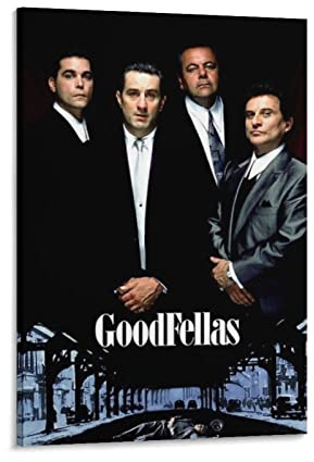 DAGUYS Vintage Goodfellas Filmposter 20 Leinwand Poster Wandkunst Bild Drucke Hängende Foto Dekor Home Poster Kunstwerke 60 x 90 cm