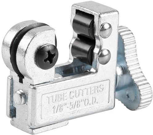 Sharp-tec 3-16mm Mini Pipe Cutter, Adjustable Tube Cutting Tool with Zinc Alloy Body, Copper Pipe Cutter for Plumbing & DIY