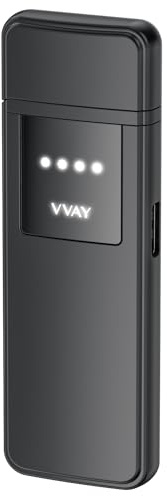 VVAY Electric Coil Lighter Usb C Rechargeable, Windproof Flameless, (No Cable Included)