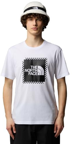 THE NORTH FACE - Men's Graphic 2 T-Shirt Standard Fit Tee - Crew Neck - TNF White, L