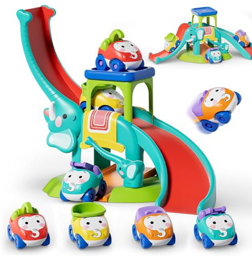 Lehoo Castle Jouet de Voitures pour 1-3 Ans, Cadeau pour Enfants