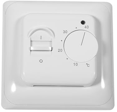 Termostati per il Riscaldamento a Pavimento, Termostato per Riscaldamento Centralizzato Termostato Ambiente con Sonda Sensore a Pavimento Termostato Ambiente Meccanico Termostato