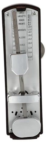 Vaguelly Universelles Mechanisches Metronom Tragbares Musik Übungsinstrument für Klavier Gitarre Violine Trommel Präziser Tempo Taktgeber für Musiker