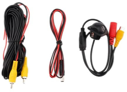 Car Backup Camera Car Rear View Camera Night Vision Reversing Auto Parking Monitor CCD Waterproof HD Video Fish Eye Lens Parking Reversing Camera(A complete set of)