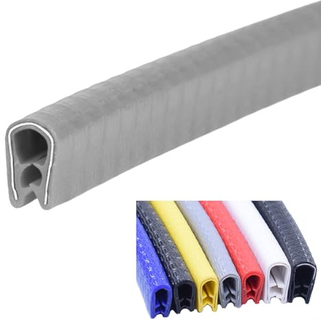 Profil de protection des bords Inscrip, 10M de protection pour portière de voiture, protection des bords en forme de U, profil de keder auto-agrippant, joint de fenêtre, bande de protection des bords