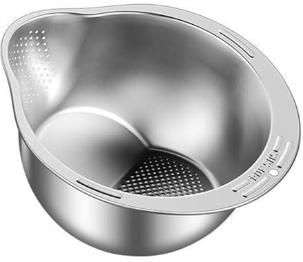 MagiDeal Colador para lavar arroz, herramienta de cocina, colador para lavar arroz, multifuncional para verduras.