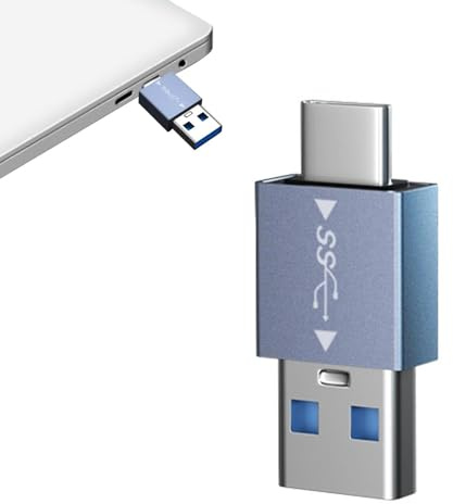 Genérico Adaptador a USB,Adaptador USB Macho a 3.0 Hembra Compacto y portátil - Convertidor de Cargador Tipo C Suministros para el hogar para computadoras, computadoras portátiles, teléfonos móviles