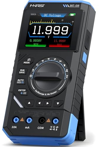 DST-210 3IN1 Digital Multimeter Oscilloscope Signal Source 19999 Counts 10MHz/1MHz Portable Electrician Tools(DST-210)