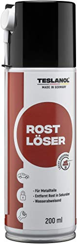 TESLANOL 26015 Rostlöserspray für Auto Fahrrad Werkstatt / Wirksamer Rostentferner / Rostlöser Spray zur Rostentfernung / Dose 200ml