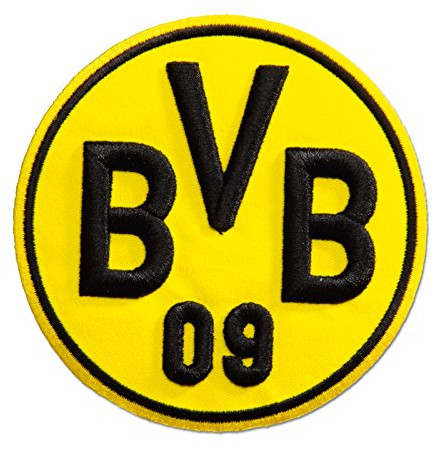 BVB Aufnäher-3D, Polyester, schwarz/gelb, 10 x 10 x 1 cm, 1 Einheiten
