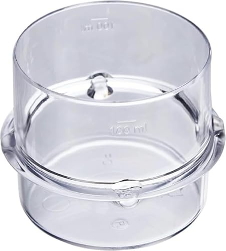 Recamania Verre doseur 100 ml, gobelet pour l'ouverture de couvercle pour Thermomix. Mod. TM21
