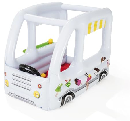Bestway® Up, in & Over™ Piscine à balles « Camion de Glace » 122 x 84 x 84 cm