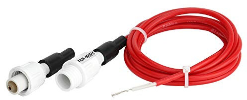 TEN-HIGH Laser Power Supply High Voltage Cable, 2 Meters High Voltage Insulation Cable with Male and Female Connector for Laser Engraving and Cutting Machine