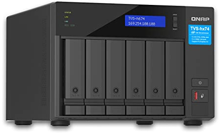 QNAP TVS-h674-i5-32G | Intel Core i5 Prozessor, 32 GB RAM, PCIe Gen 4 Desktop NAS