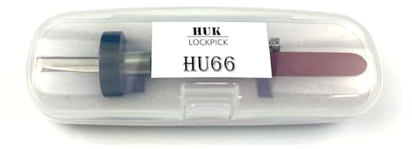 QiDAi HU66 Dietrich-Werkzeug, schnell zu öffnen, Auto-HU66 Innenrillen-Dietriche und Reparatur (ein Werkzeug)