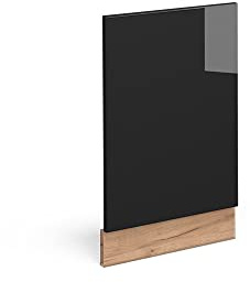 Vicco façade Fame-Line, Chêne Noir Brillant/chêne doré, 45 cm sans Plan de Travail
