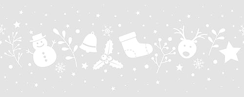 d-c-fix Fensterfolie Winter Joy 20 cm x 1,5 m statisch haftend | wiederverwendbar - Weihnachten Fensterdeko innen Weihnachtsdeko Fenster-Sticker Fensterfolie Winter-Deko Schnee Schneemann