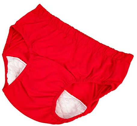 Healifty Breathable Incontinence Pants Lightweight Waterproof Adult Diaper Travel Elderly Underwear Washable Reusable Protective Care Pants for Outdoor Use