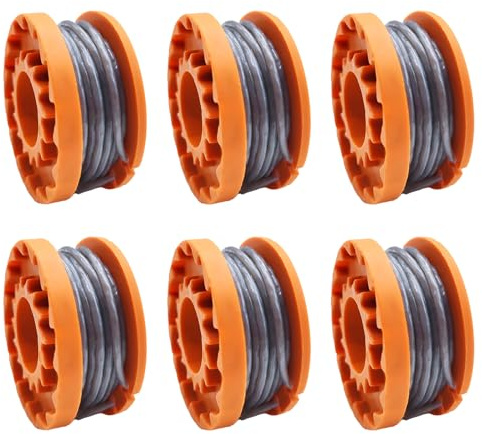 Strimmer Spool Compatible with Mac Allister MGTP18Li Trimmer Line,1.65mm 3m WX150 Spool Line Replacement for Macallister Strimmer (6 spool)