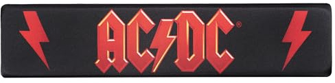 Subsonic AC/DC Poggiapolsi per Tastiera, Schiuma Memory, Design Ergonomico, Regalo Personalizzato ACDC