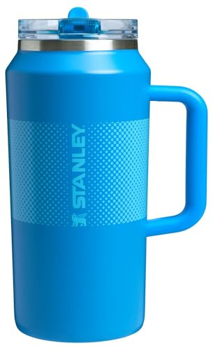 Stanley Quencher ProTour - Vaso a prueba de fugas de 64 onzas, popote y asa integrados, gran capacidad para viajes y deportes, vaso de acero inoxidable aislado, sin BPA