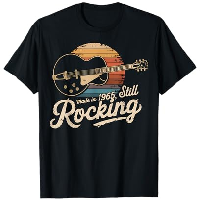 Hergestellt 1965, immer noch rockige Vintage-Gitarre, Retro-Musik T-Shirt
