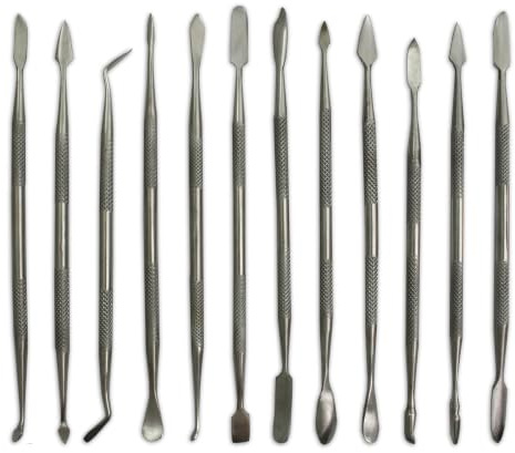 12 Wax Carvers or Clay Carving Tool Stainless Steel soap Hobbies spatulas Tool