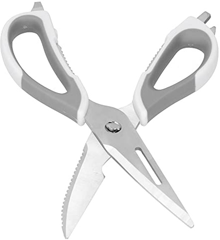 Ausla Tijeras de Cocina Resistentes y Versátiles, Portátiles y Multifuncionales, Fáciles de Usar Limpias, Hechas de Acero Inoxidable de Grado alimenticio. Ideal para el Hogar, el Picnic, la Barbacoa