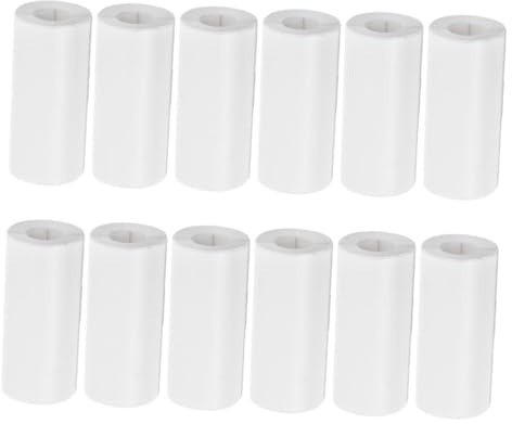 Veemoon 12 Rollos Papel de Impresión para Cámara Instantánea Papel Térmico Autoadhesivo para Impresoras Portátiles para Scrapbooking y Manualidades de Exterior