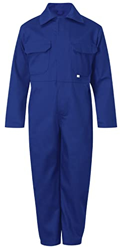 Castle Clothing 333/CM-34 Tearaway Junior Coverall - Mono Infantil, Azul, 34 pulgadas, 13 años