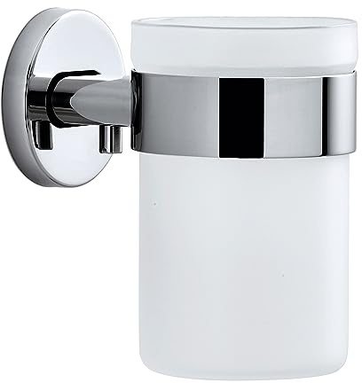 blomus 68930 Areo Zahnputzglas, edelstahl poliert, 10,8 x 7 x 11,8 cm