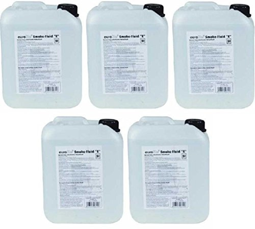 5x 5 L = 25 L Eurolite Smoke Nebel-Fluid, E (Extrem) Nebelfluid für Nebelmaschine