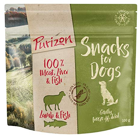 Purizon Fleaty Dog Snacks Getreide – Lamm & Fisch – 3 x 100 g