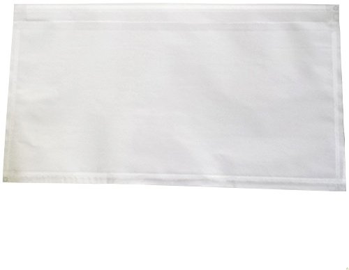 Lieferscheintaschen Transparent - DIN LANG - selbstklebend Begleitpapiertaschen Dokumententaschen Rechnungstaschen für Begleitpapiere und Dokumente(1000 Stück Din Lang Transparent)