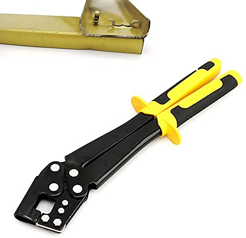 Steel Stud Crimper, Hand Keel Metal Punch Lock Drywall Hand Tool, High Strength & Effort, Light Steel Keel Fixed Punching Pliers Convenient for Construction in Houses, Offices, Warehouses Etc.