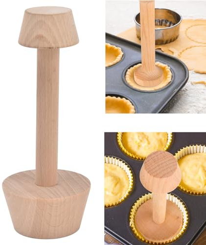 Yuecoom Herramienta de manipulación de repostería, tarta de queso molde para tarta de huevo de madera de doble cara,herramienta de cocina para DIY tartas de huevo tartas de queso