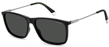 Polaroid Pld 4130/s/x 807/M9 BLACK Sunglasses Men's Acetate, Standard, 59