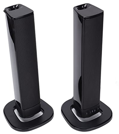Focket Barras de Sonido separables para TV, V4.2 Bluetooth Altavoz TV Altavoz para de Sonido Envolvente, Barra de Sonido de Altavoces separables Construido en Doble subwoofer