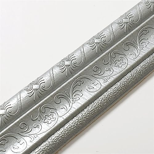 Wall Base Molding Trim Peel and Stick Rubber Baseboard Moulding, 32.8 ft x 3 Inch for Wall Vinyl Baseboard Molding Caulk and Trim Strips Baseboard Cover for Floor